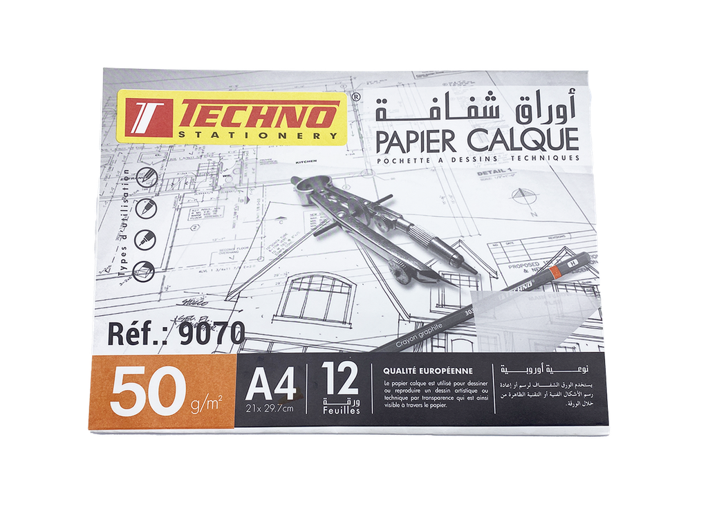 PAPIER CALQUE TECHNO 9070
