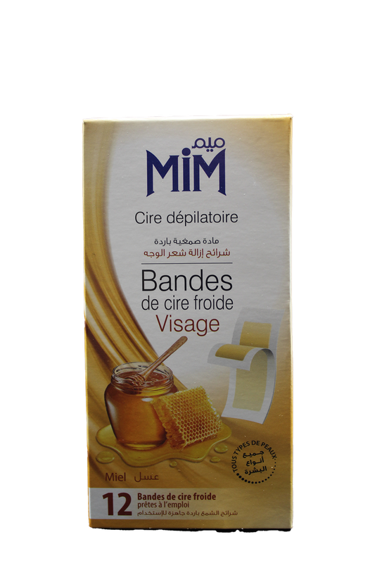 MIM BANDELETTE VISAGE MIEL 12P