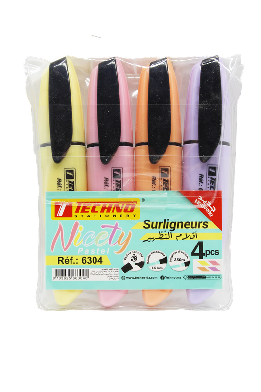 SURLIGNEUR PASTEL 4PCS 6304