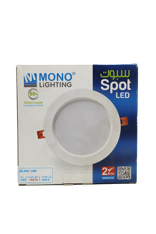 MONO SPOT SLIM WHITE 18W 6500K
