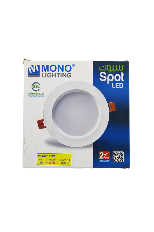 MONO SPOT SLIM YELLOW 12W3000K