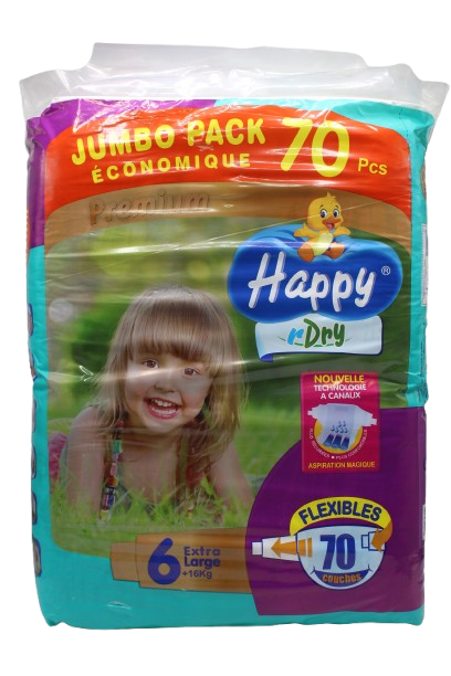 HAPPY R DRY JUMBO EX LARGE 70P