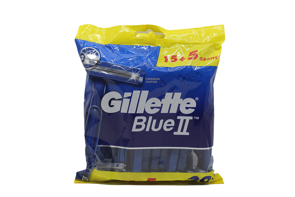 GILLETTE JETABLE BLUE 2 15+5PK