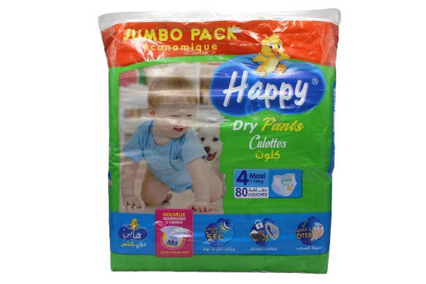 HAPPY DRY PANTS MAXI 80PCS
