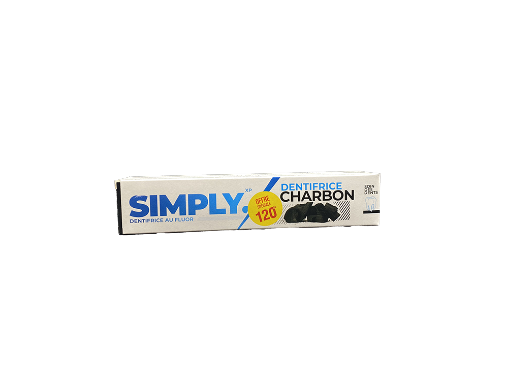 SIMPLY XP CHARBON 75G
