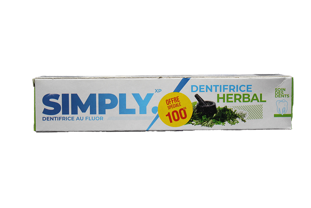 SIMPLY XP DF HERBAL 75G