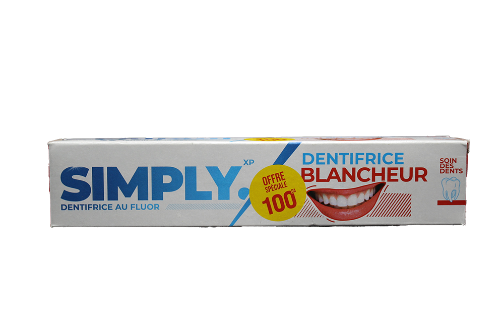 SIMPLY XP DF BLANCHEUR 75G