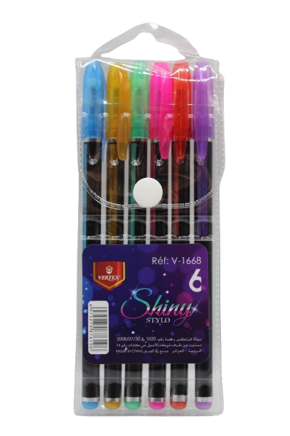 STYLO GEL DE 06 EN PVC 12 1668
