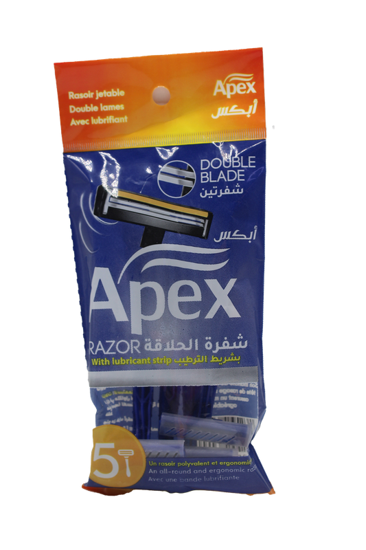 APEX RASOIR 2LAMES AC LUBBLEU