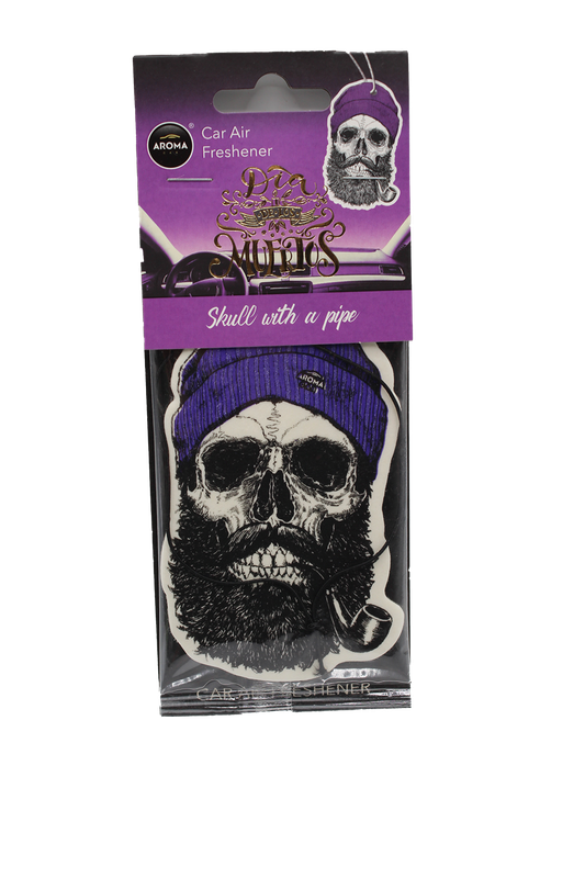 AROMA CAR SKULL WITH PIPE