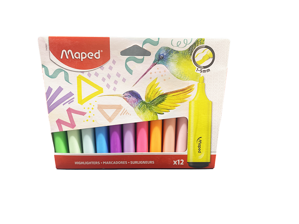 SURLIGNEUR COUL ASS X12 POCHET