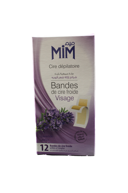 MIM BANDELETTE VISAGE LVND 12P