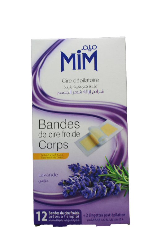 MIM BANDELETTE CORPS LVND 12P
