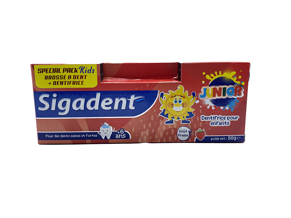 SIGADENT PACK JUNIOR FRAISE