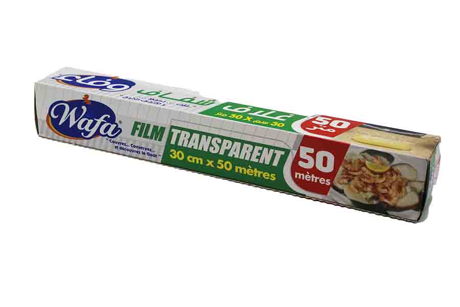 FILM TRANSPARENT WAFA 50M