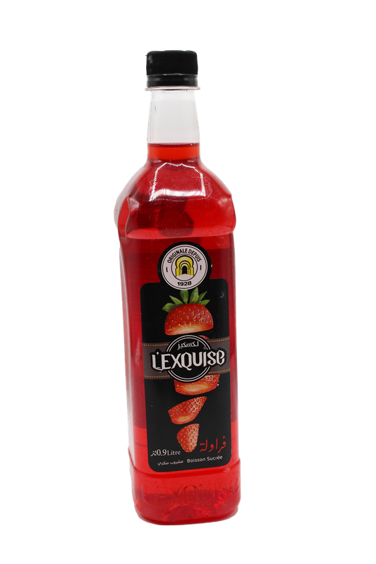 SIROP LEXQUISE FRAISE 90CL
