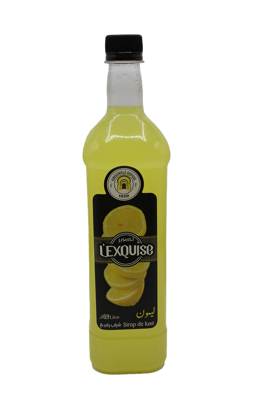 SIROP LEXQUISE CITRON 90CL