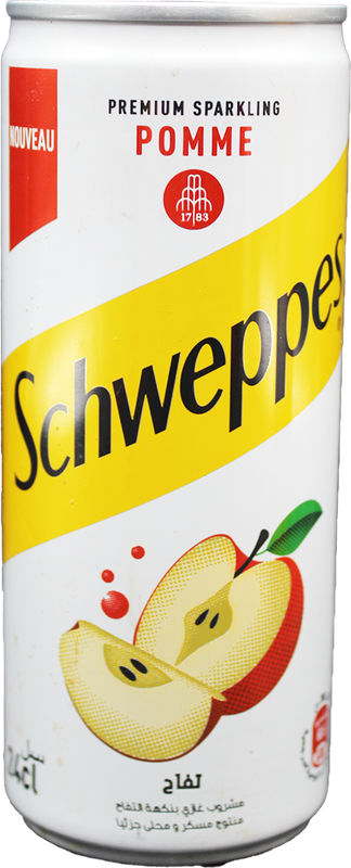 SCHWEPPES APPLE CAN 24CL