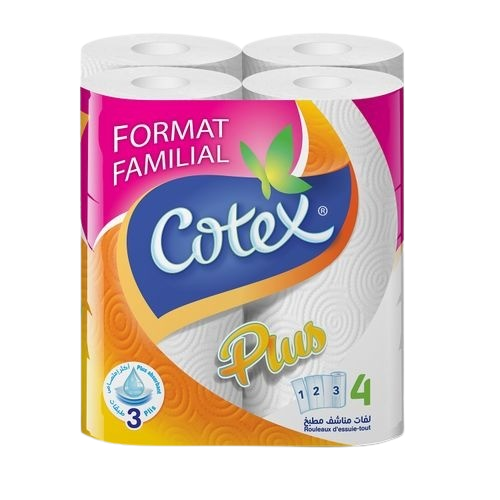 COTEX E.TOUT PLUS 3P 4R