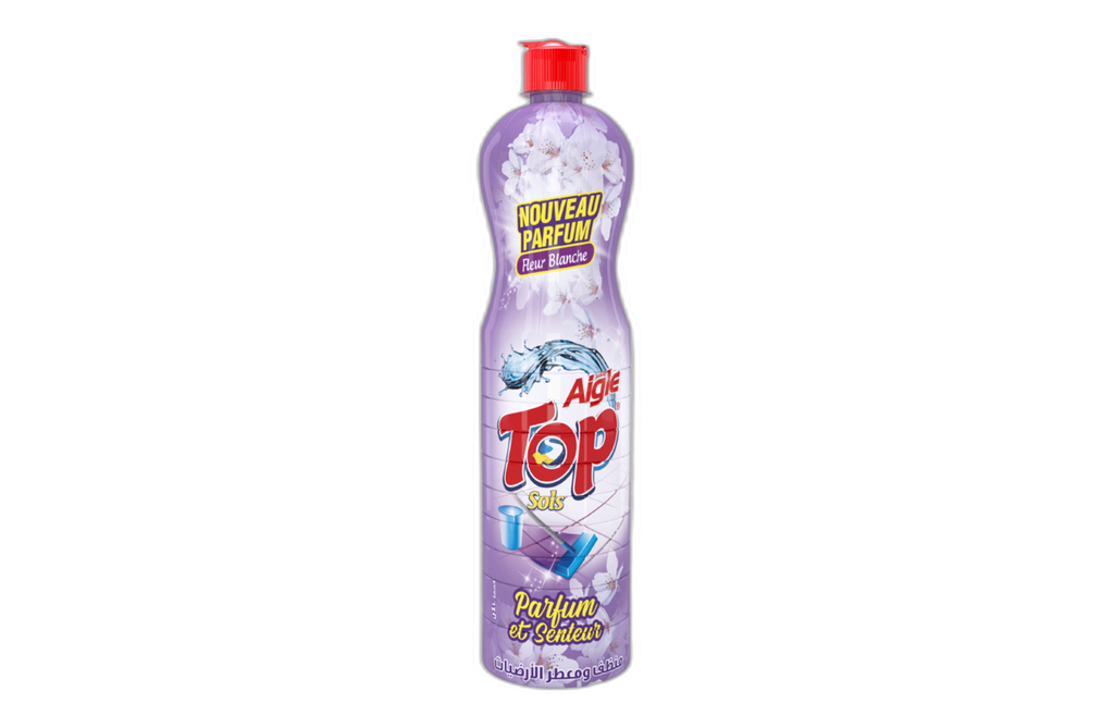TOP SOL FLEURS BLANCHE 1L