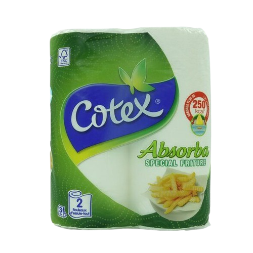 COTEX ESSUIE-TOUT ABSORBA 2R
