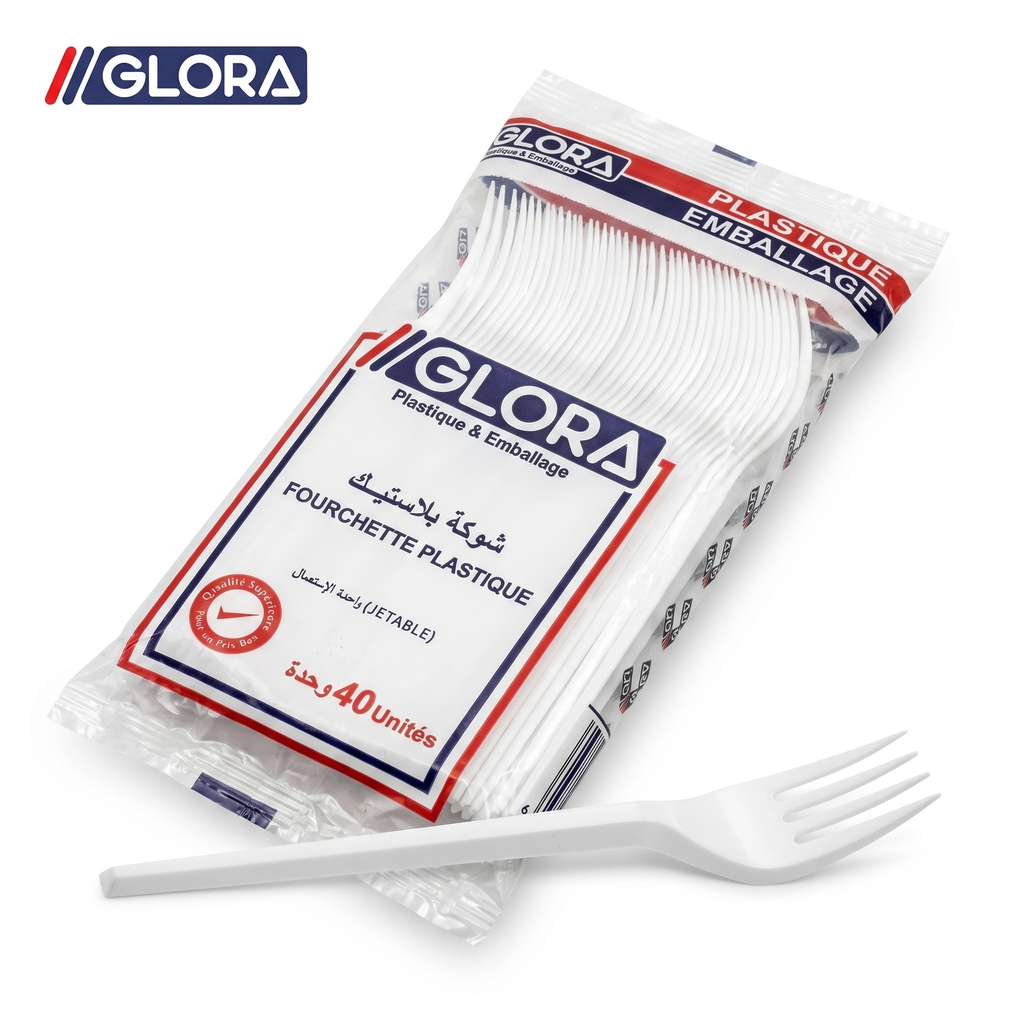 FOURCHETTE EN PLASTIQUE GRAND 40P
