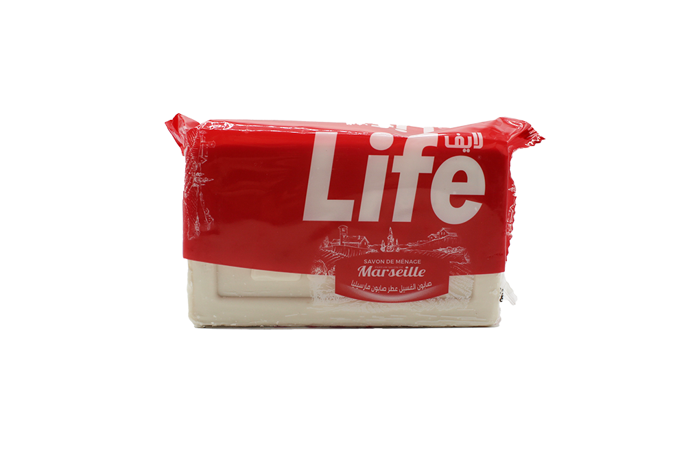 LIFE SAVON MARSEILE BLANC 300G