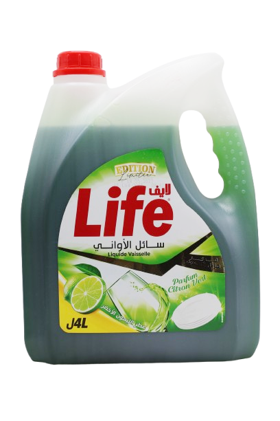 LIFE LIQ VAISS CITRON VERT 4L