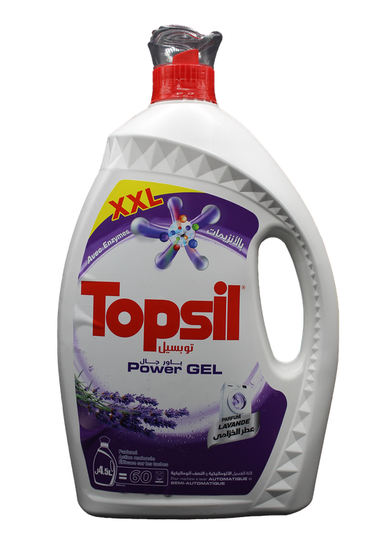 TOPSIL GEL MACH LAVANDE 4.5L