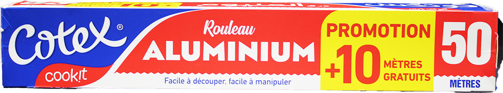 COTEX ALUM PROMO 50+10