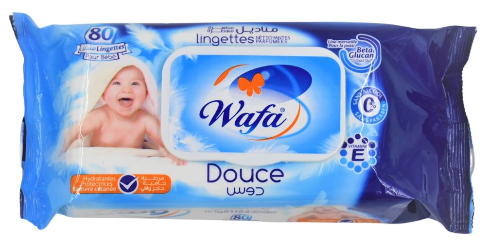 WAFA LINGETTE 80PCS DOUCE