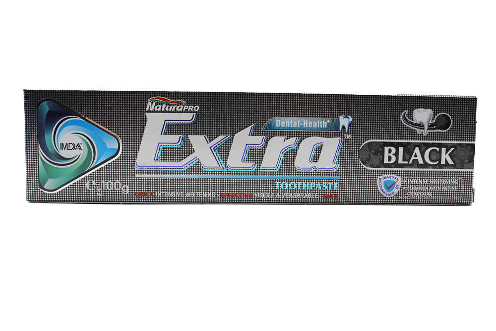 EXTRA DENTI BLACK CHARBON100G