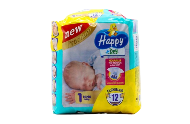 HAPPY DRY NV NE 12PCS