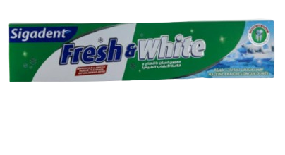 SIGADENT FRESH&WHITE VERT 100G