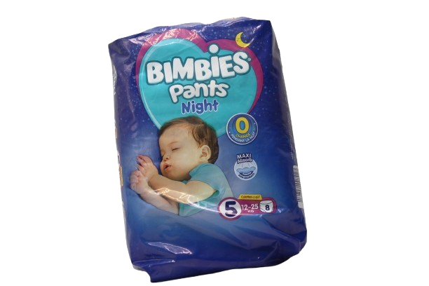 BIMBIES PANTS NIGHT JUNIOR 8P