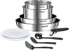 Batterie de Cuisine Tefal 10pcs Inox Induction