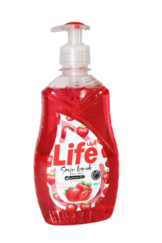 LIFE LAVE MAIN FRAISE 400ML