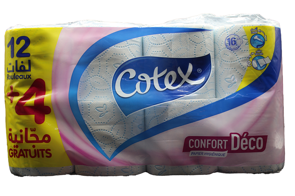 COTEX PH CONFORT DECO 12+4R