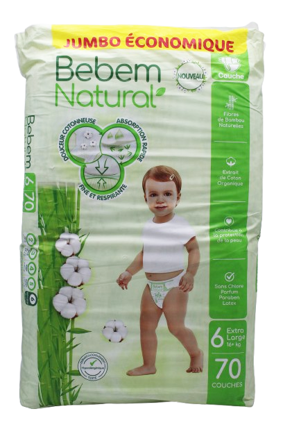 BEBEM NAT TECH EXTRA LARGE 70P