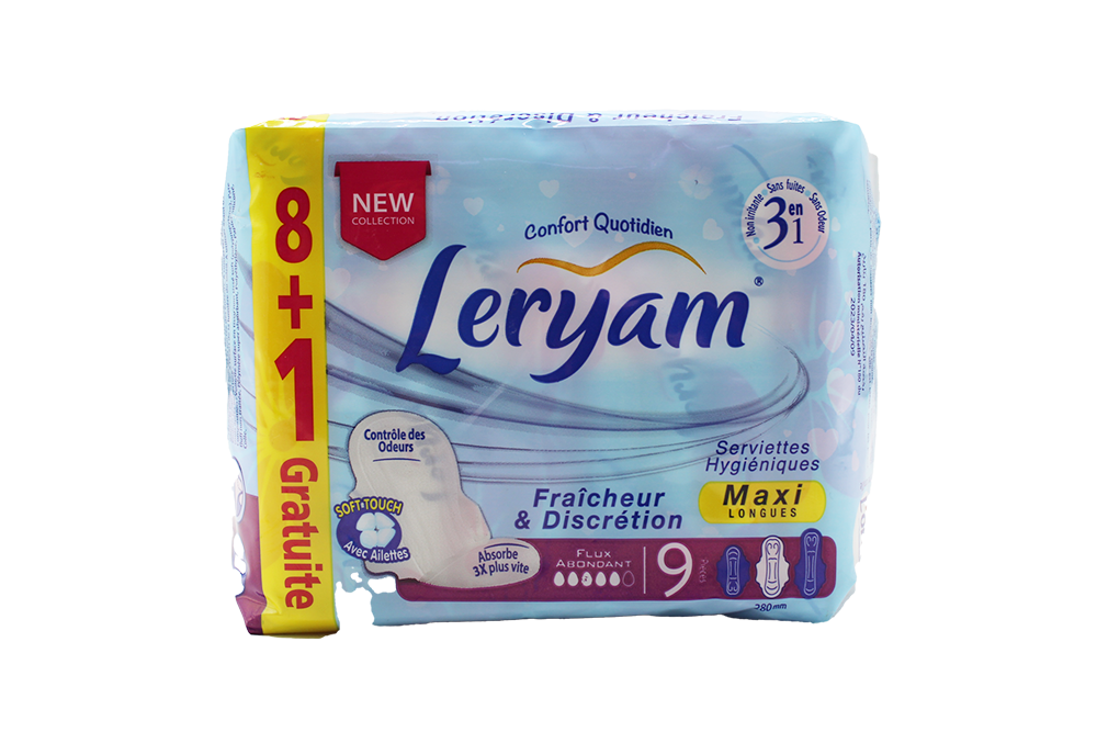 LERYAM SERV HYG MAXI POCKET 9P