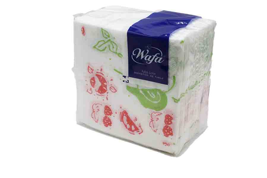 SERVIETTE 30*30 80 UTS IMPRIME