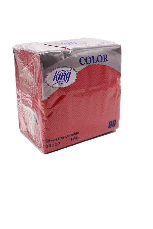 KING SERVIETTE 30X30 80P