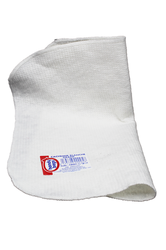 CHIFFON CACHEMIR BLANCHE 33X33