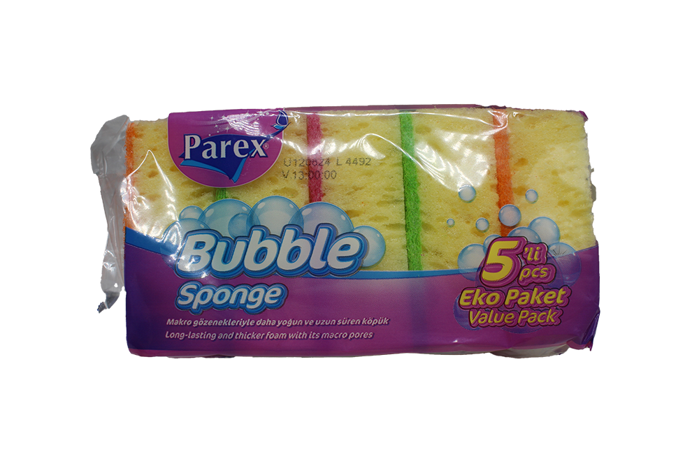 PAREX-EPONGE BUBBLE 5 PIECES