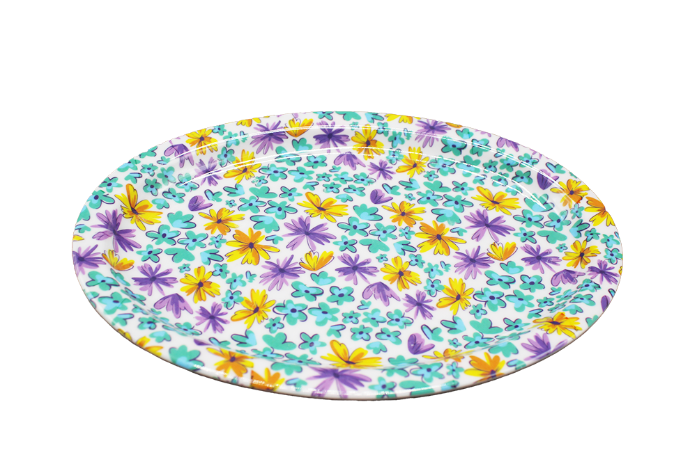 ASSIETTE OVALE ANDALOUS PMRMT