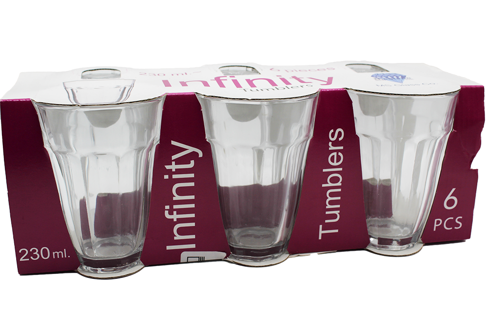 6 VERRE  INFINITY TM430A 230ML
