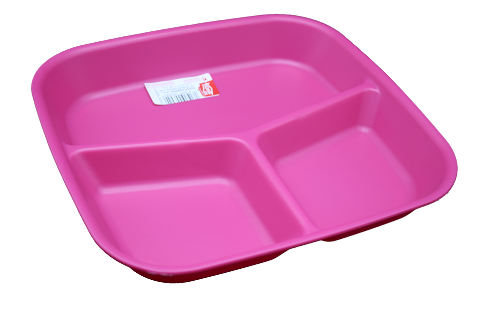 ASSIETTE CARREE A COMPARTIMENT