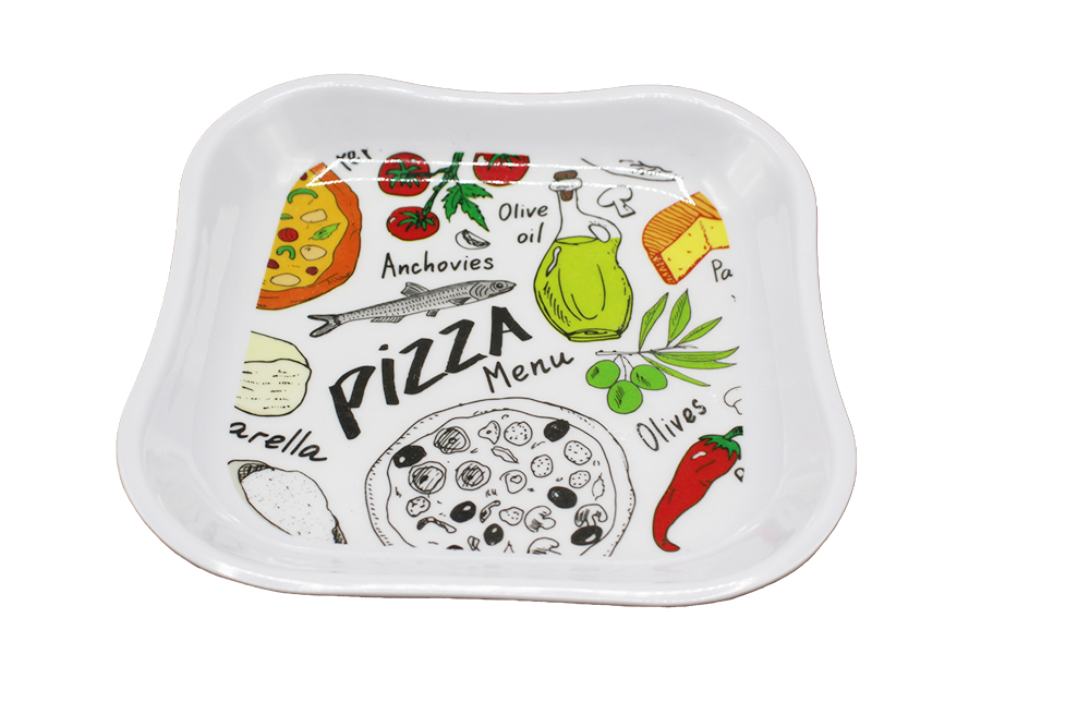 ASSIETTE CARRE ARONDE PM