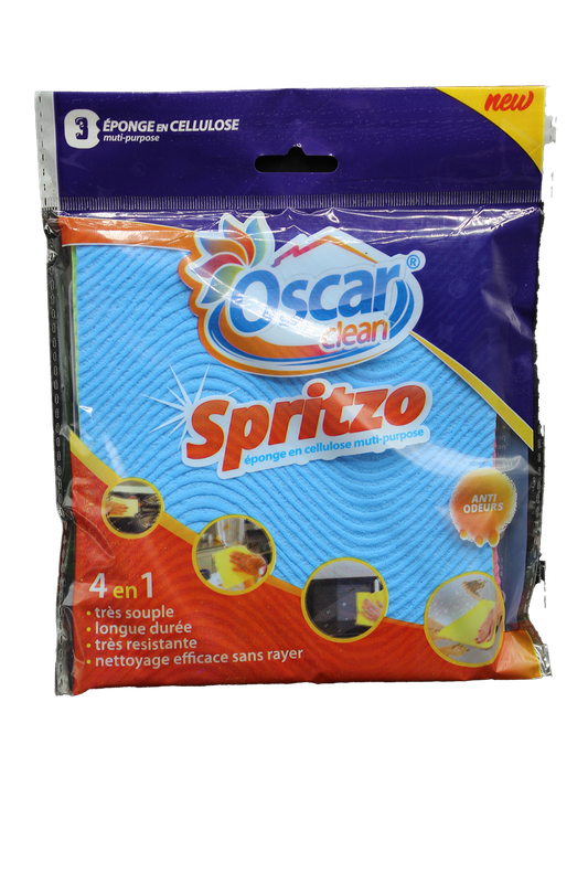 EPONGE EN CELLULOSE 3 PCS