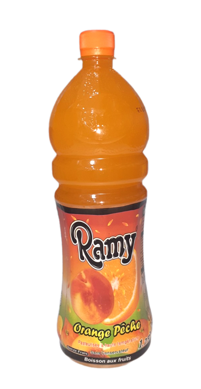RAMY boisson au jus d'orange & peche  1.25L